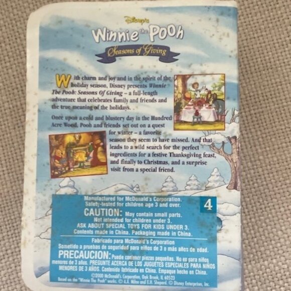 Eeyore McDonald's Happy Meal Disney's Winnie the Pooh Seasons of Giving Figurine - Picture 2 of 6